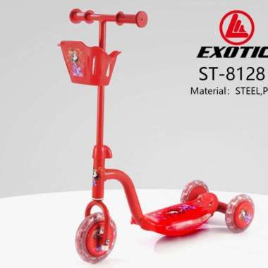 Exotic Scooter Music ST 8128 Skuter Otoped Anak RED