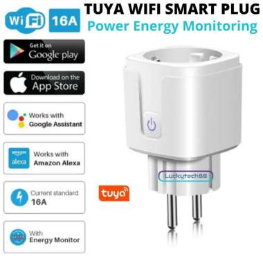 Tuya Wifi Smart Plug Stop Kontak Wifi Pintar