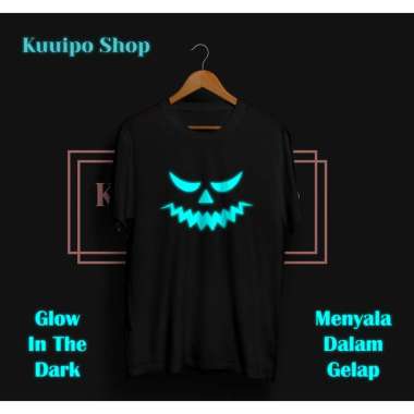 Kaos S-XXXL Evil Pumpkin GID / High Quality / Kaos Distro / Kuuipo Shop XXXL Army