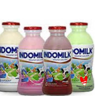 Promo Harga Indomilk Susu Cair Botol Vanila 190 ml - Blibli