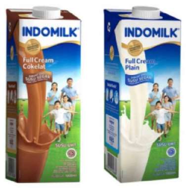 Promo Harga Indomilk Susu UHT Full Cream Plain 950 ml - Blibli