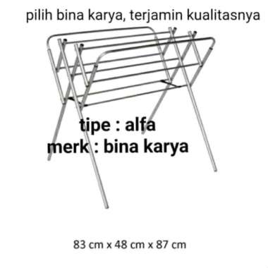 JEMURAN HANDUK ALUMINIUM ALPHA / JEMURAN HANDUK MURAH TANPA BUBBLE