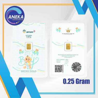 LOGAM MULIA MICRO GOLD ANTAM HARTADINATA 0.25 GRAM BABY BOY 2