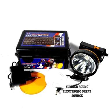 MS182 Mitsuyama Senter Kepala 80W MS182P Dimmer Bonus LED 7W