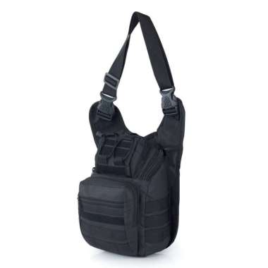 Tas Selempang Army Tas Pinggang Tactical Tentara Polisi Tas Paha Pria Hitam