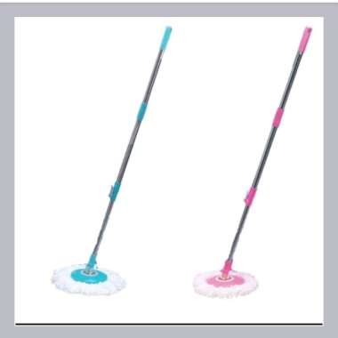 Set Stick Mop Livina Lion Star Handle Stainless Gagang Pel Putar Livina Tongkat Pel Spin Mop Livina 