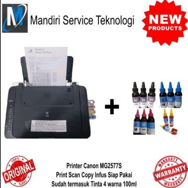 Printer Canon Mg2577s Print Scan Copy Infus
