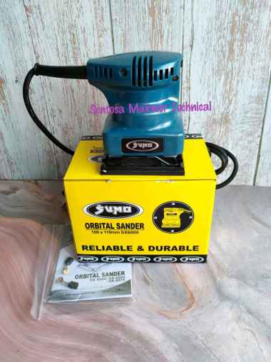 SUMO SX6000 Finishing Palm Orbital Sander Petak Kotak Amplas Kayu