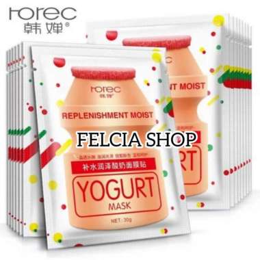 Rorec Sheet Mask - Yogurt Mask - Masker Wajah