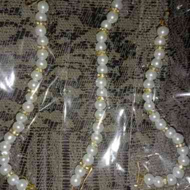 Konektor Masker Hijab Mutiara - Pengait Hijab Mutiara D