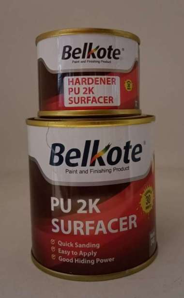 Belkote Epoxy PU 2K Filler Surfacer Cat Dasar Epoksi 1/4