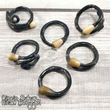 CINCIN AKAR BAHAR HITAM BONGGOL ORIGINAL