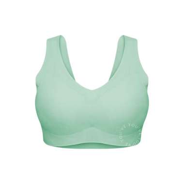 You’ve (YouHave) BH Seamless Jumbo Bra Seamless Sport Bra Wanita Tanpa Kait 100064 Green XXL