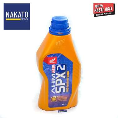 Oli SPX 2 800 ml AHM Oil SPX2 ASLI Beat Vario Scoopy Spacy Motor Honda Matic 0.8 L 10W-30 Fully Synt