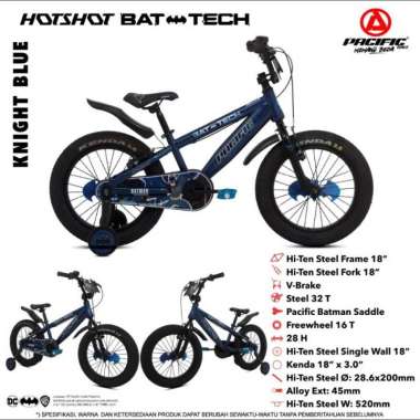 Sepeda Anak BMX 18 Inch Pacific Batman 8.0