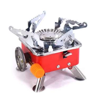 Kompor Camping / Kompor Portable Stove / Kompor Hiking silver