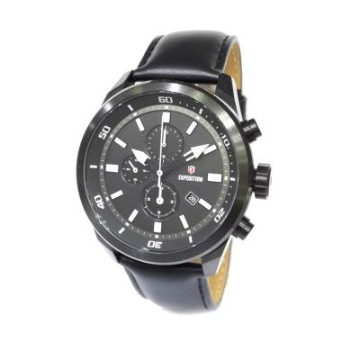 Expedition Chronoraph Jam Tangan Pria [6776MCL] Black  - White