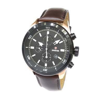 Expedition Chronoraph Jam Tangan Pria [6776MCL] Black / Rose Gold