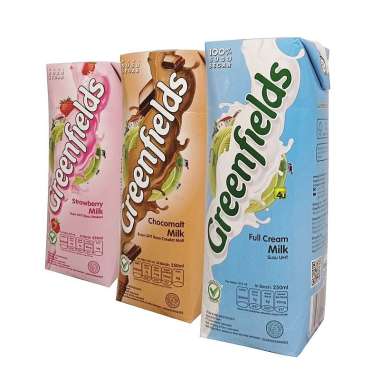Promo Harga Greenfields UHT Choco Malt 250 ml - Blibli