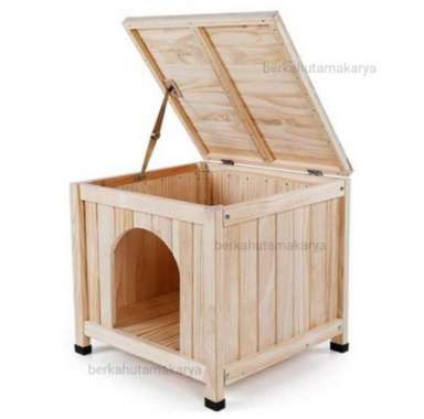kandang kucing kelinci kotak kayu premium rumah hewan peliharaan
