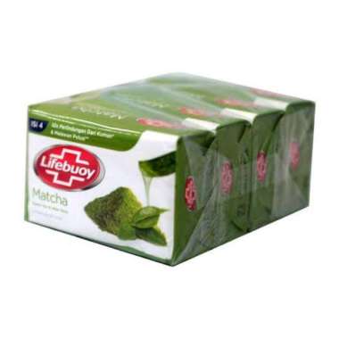Promo Harga Lifebuoy Bar Soap Matcha Green Tea per 4 pcs 110 gr - Blibli