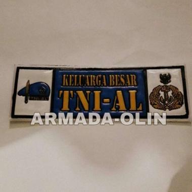 Stiker TNI AL embos panjang / Stiker TNI AL