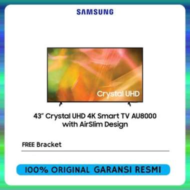 Smart TV SAMSUNG 43 Inch Crystal 4K UHD 43AU8000 / UA43AU8000