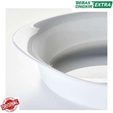 Inspirasi Wadah Piring Oven Kaca Tahan Panas Cantik 30x19cm_Putih