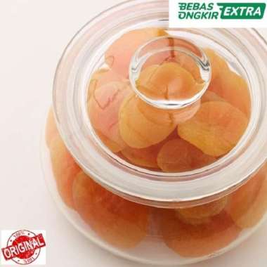 Toples Kaca Kecil Bening Cantik Penutup Kaca Minimalis Ukuran 300ml