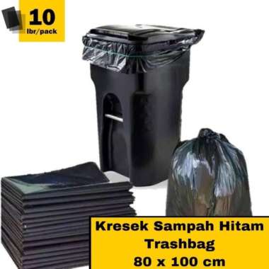 Plastik Sampah Trash Bag Los 80 X 100 X 035 - 10 Lembar