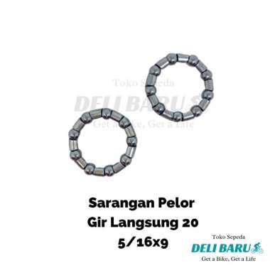 Sarangan pelor lahar gear tengah model gir langsung sepeda anak BMX 20