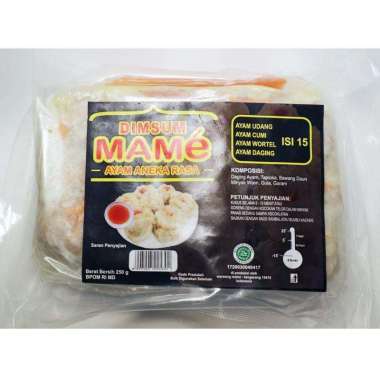 Mame Dimsum Makanan Beku [15 Pcs]