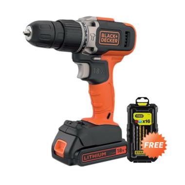 jual black decker bor cordless mesin
