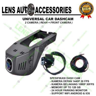 DASH CAM MOBIL DVR 1440P DUAL CAMERA