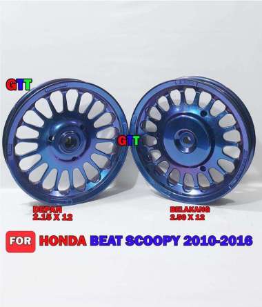 Velg Vnd Roullete Special Colour Ring 12 Honda Beat Scoopy Lama - BLUE