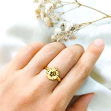 cincin wanita model koin dollar