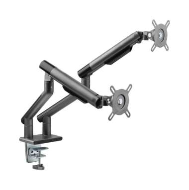 ONEX Dual Spring Monitor Arm Stand Bracket VESA Mount - MR4924D Grey