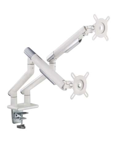ONEX Dual Spring Monitor Arm Stand Bracket VESA Mount - MR4924D White