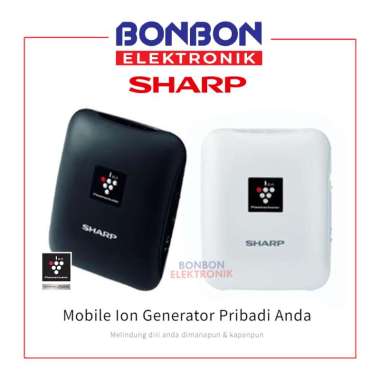 Sharp Personal Air Purifier IG-NM1-B/W ION Plasmacluster USB Portable Putih