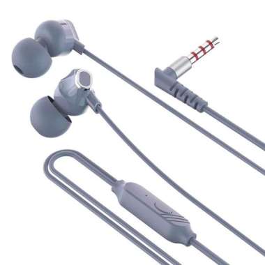 HEADSET - HANDSFREE - HF EARPHONE LOG ON NOVA LO-HF776 SOFT MACARON UNGU