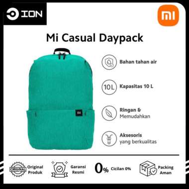 Xiaomi Official Tas Ransel Mi Casual Daypack 10L Backpack Tahan Air Bright Blue