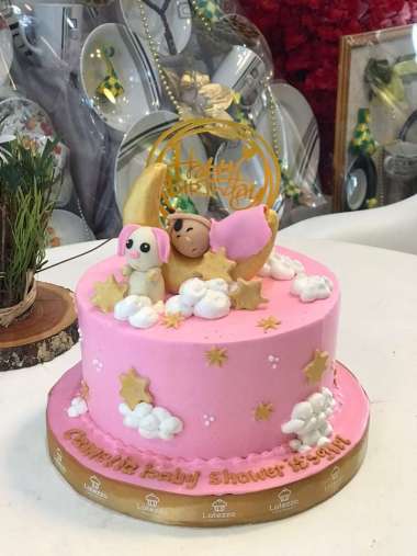 Baby Shower Cake Cake one month cake baby shower cake newborn cake kelahiran kue 1bln