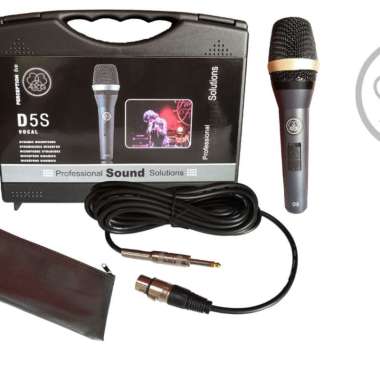 AKG Mik Mic Kabel AKG- D5S Professional Dynamic Microphone Mic Vocal