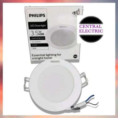 Downlight Philips Led 3,5watt inbow Putih