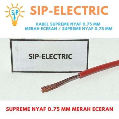 KABEL SUPREME NYAF 0.75 MM MERAH ECERAN / SUPREME NYAF 0,75 MM
