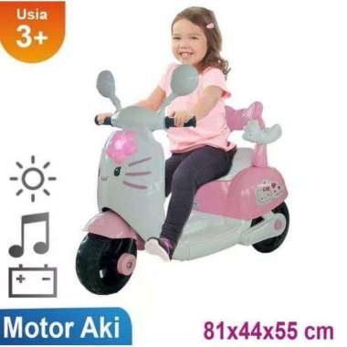 ADA REMOTE !! Mainan Anak Sepeda Motor Aki Mylo MVP Remote / Scoopy Mickey / Sepeda Motor Anak / Mo