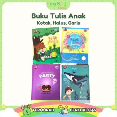 Buku Tulis Anak Sidu Perlengkapan Sekolah Buku Kotak Halus Garis Halus