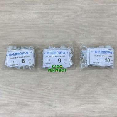 Paku Kabel - Paku Kabel Beton - Klem Kabel - Kabel Clip - Klem Paku - 8mm 8mm