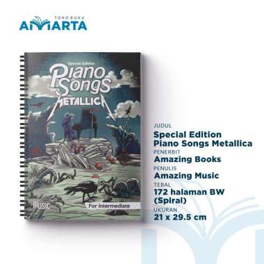 Buku Piano Songs - Metallica