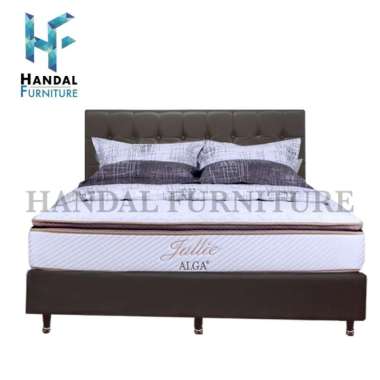 Alga Latex Pillow Top Jullie 30cm Spring Bed Fullset New Collection 180 x 200